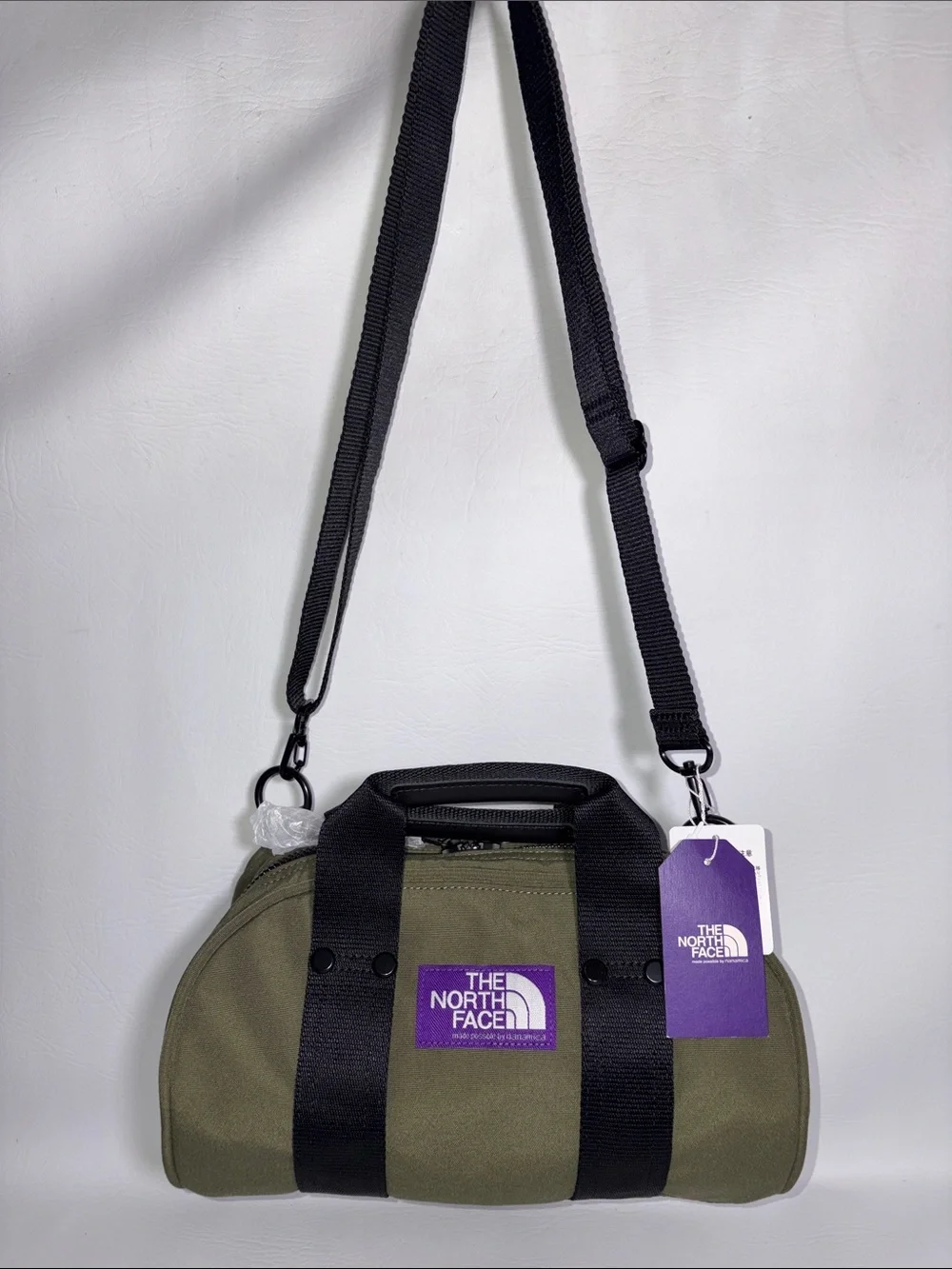 THE NORTH FACE Purple Label X  Nanamica Japan NEW Field Denim Duffle Bag Olive